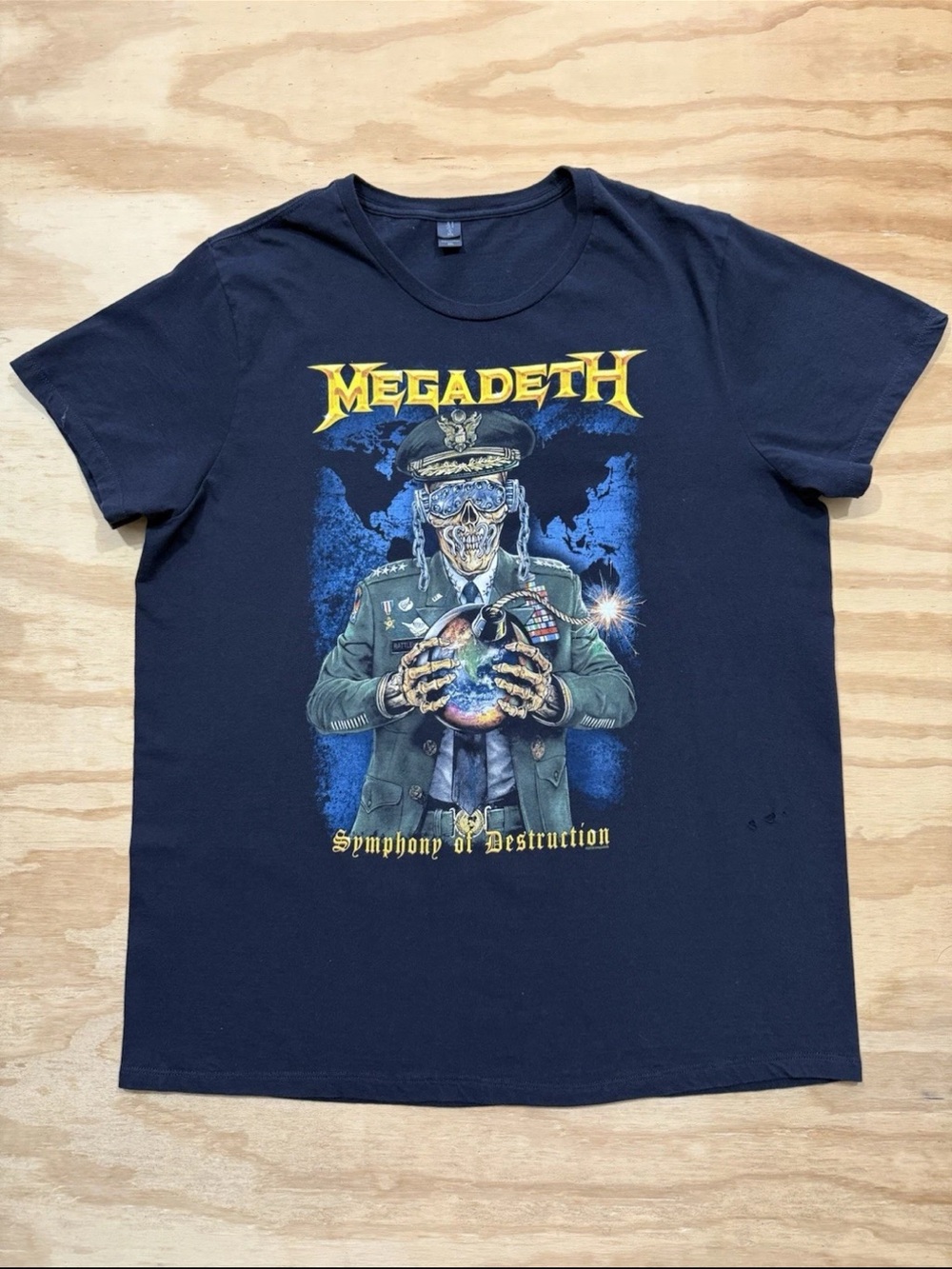 Megadeth Symphony Of Destruction T-Shirt Thrash Heavy Metal 2XL Band Rock